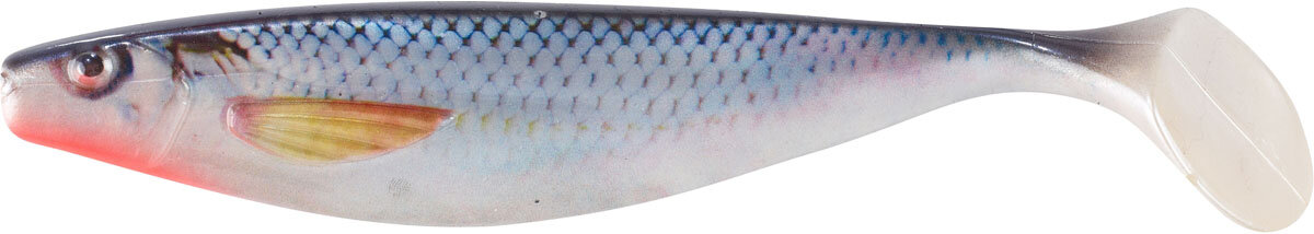Balzer Shirasu Clone Shad 15cm 26g - Esca In Gomma Per Luccio, Luccioperca E Persico (Colore: Occhio Rosso 4D)