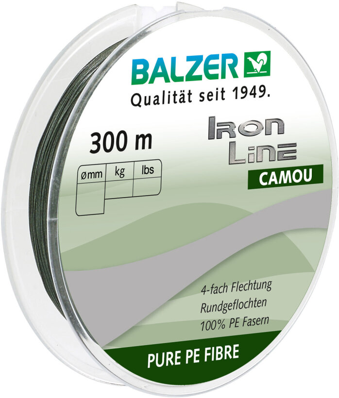 Balzer Iron Line 4 Camou 0,10 mm