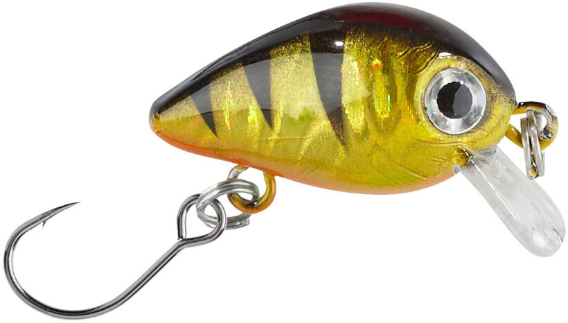 Balzer Wobbler "Trout Crank" mit Einzelhaken - Barsch