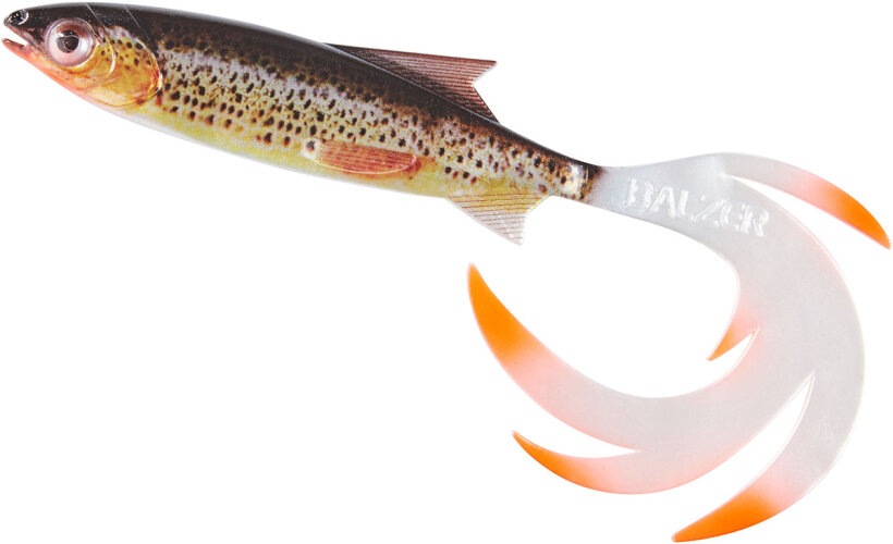 Balzer Shirasu "Reptile Shad" - Bachforelle