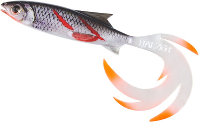Balzer Shirasu Reptile Shad - Weißfisch mit Blutspuren